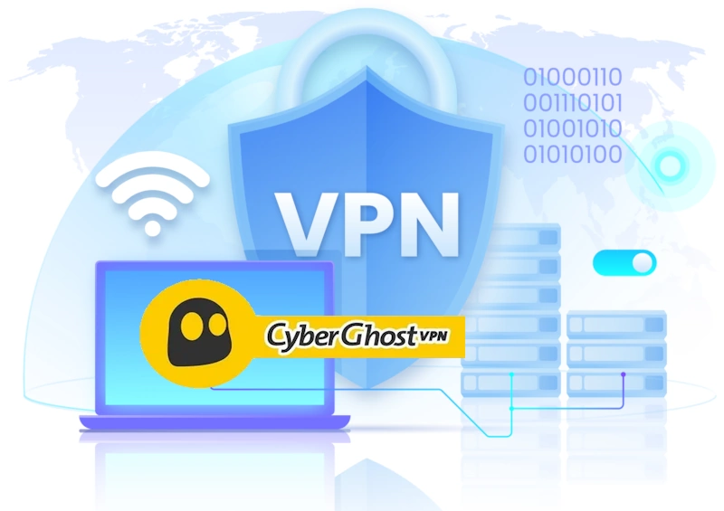 Paslėpkite savo veiklą internete su CyberGhost VPN programa