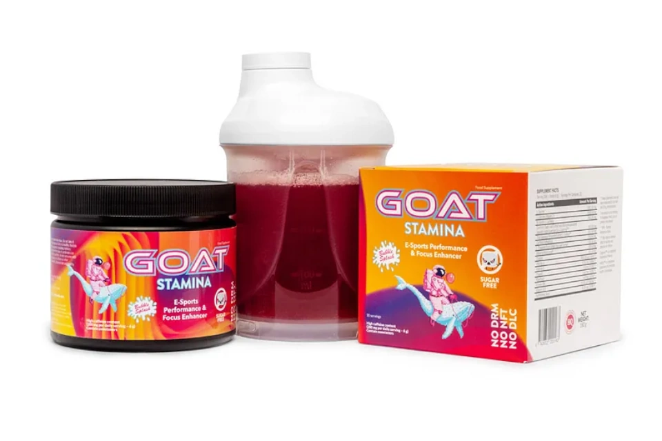 GOAT Stamina maisto papildai yra novatoriškas kelių ingredientų maisto papildas, sukurtas specialiai žaidėjams.