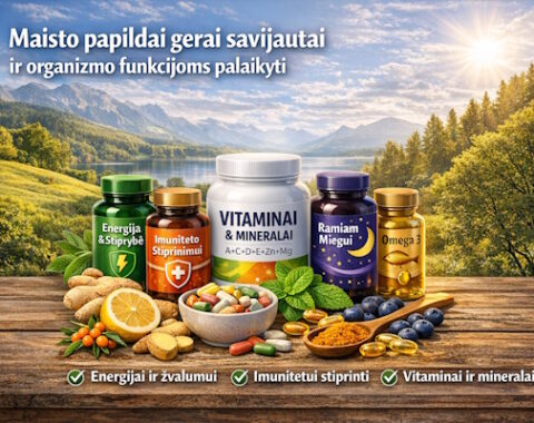 Maisto papildai gerai savijautai ir organizmo funkcijoms palaikyti